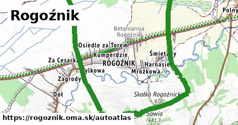 ikona Mapa autoatlas v rogoznik