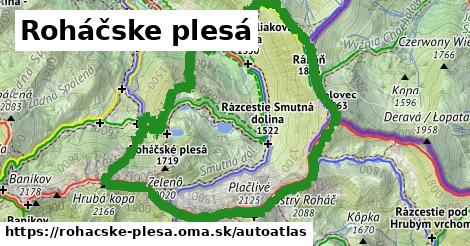 ikona Mapa autoatlas v rohacske-plesa