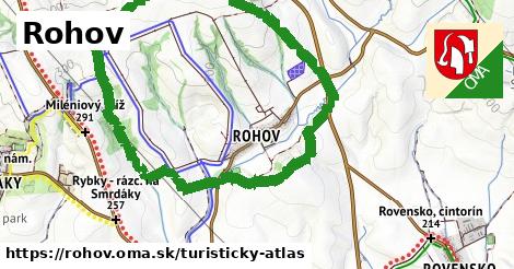 ikona Turistická mapa turisticky-atlas v rohov