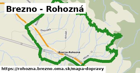 ikona Mapa dopravy mapa-dopravy v rohozna.brezno