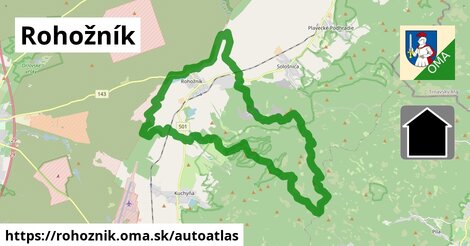 ikona Mapa autoatlas v rohoznik