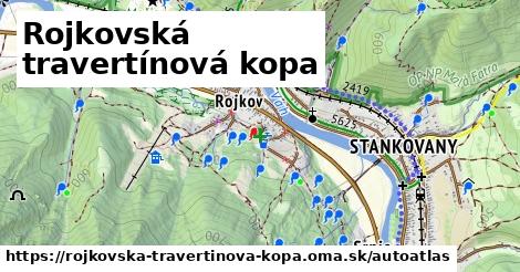 ikona Mapa autoatlas v rojkovska-travertinova-kopa