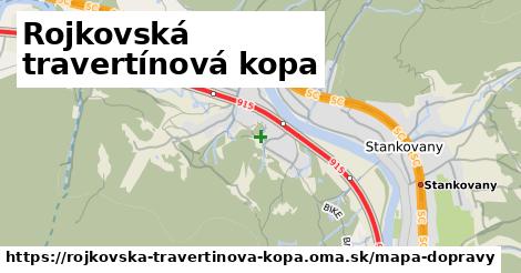 ikona Mapa dopravy mapa-dopravy v rojkovska-travertinova-kopa
