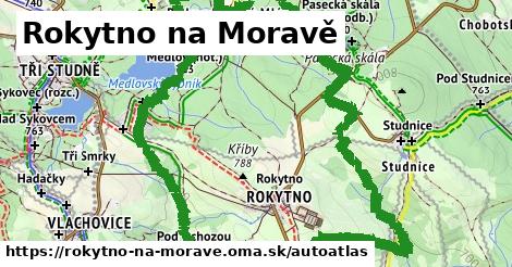 ikona Mapa autoatlas v rokytno-na-morave