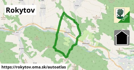 ikona Mapa autoatlas v rokytov