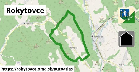 ikona Mapa autoatlas v rokytovce