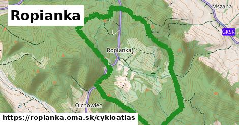 ikona Cyklo cykloatlas v ropianka