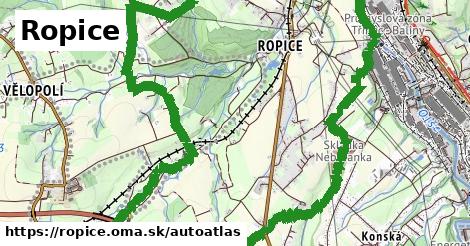 ikona Mapa autoatlas v ropice