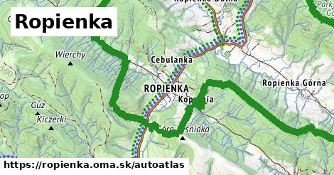 ikona Mapa autoatlas v ropienka