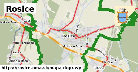 ikona Rosice: 34 km trás mapa-dopravy v rosice