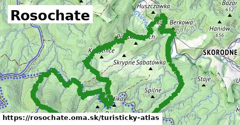 ikona Turistická mapa turisticky-atlas v rosochate