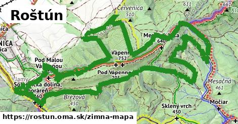 ikona Zimná mapa zimna-mapa v rostun