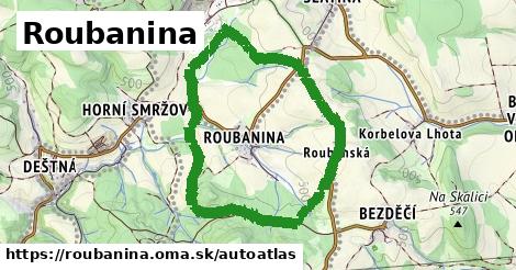 ikona Mapa autoatlas v roubanina