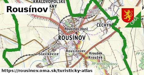 ikona Turistická mapa turisticky-atlas v rousinov