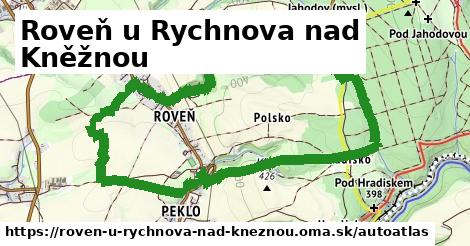 ikona Mapa autoatlas v roven-u-rychnova-nad-kneznou