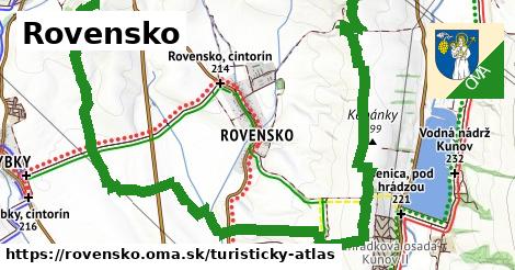 ikona Turistická mapa turisticky-atlas v rovensko