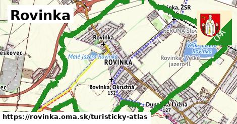 ikona Turistická mapa turisticky-atlas v rovinka