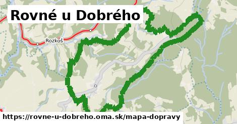 ikona Rovné u Dobrého: 0 m trás mapa-dopravy v rovne-u-dobreho