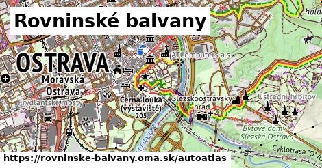 ikona Mapa autoatlas v rovninske-balvany