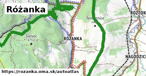 ikona Mapa autoatlas v rozanka