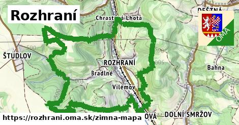 ikona Zimná mapa zimna-mapa v rozhrani