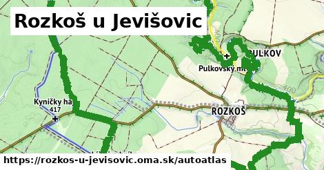 ikona Mapa autoatlas v rozkos-u-jevisovic