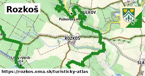 ikona Rozkoš: 0 m trás turisticky-atlas v rozkos