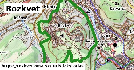 ikona Turistická mapa turisticky-atlas v rozkvet