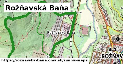 ikona Rožňavská Baňa: 0 m trás zimna-mapa v roznavska-bana
