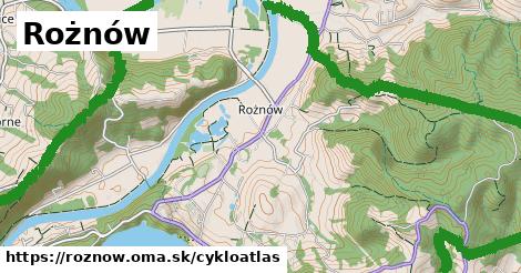 ikona Rożnów: 24 km trás cykloatlas v roznow