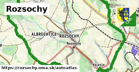 ikona Mapa autoatlas v rozsochy