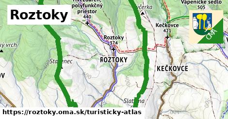 ikona Turistická mapa turisticky-atlas v roztoky