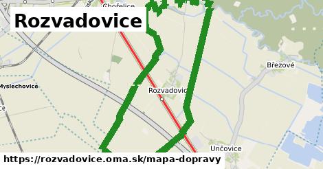 ikona Rozvadovice: 1,27 km trás mapa-dopravy v rozvadovice