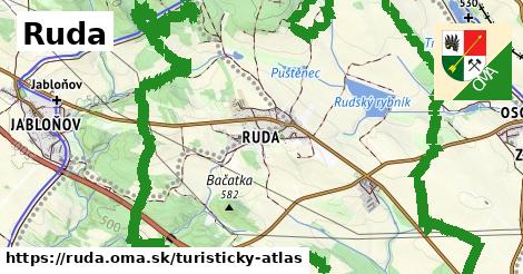 ikona Turistická mapa turisticky-atlas v ruda