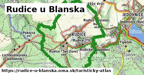 ikona Turistická mapa turisticky-atlas v rudice-u-blanska