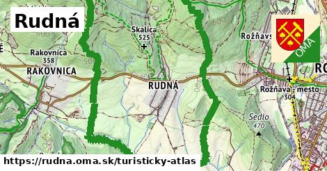 ikona Turistická mapa turisticky-atlas v rudna