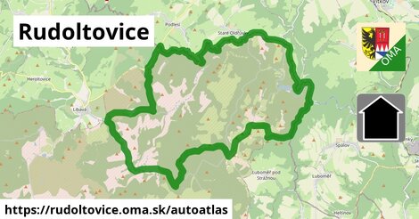 ikona Mapa autoatlas v rudoltovice