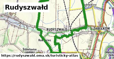 ikona Turistická mapa turisticky-atlas v rudyszwald