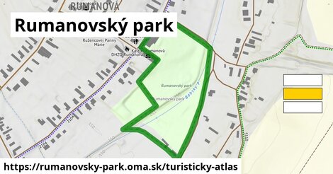 ikona Turistická mapa turisticky-atlas v rumanovsky-park