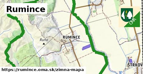 ikona Rumince: 0 m trás zimna-mapa v rumince