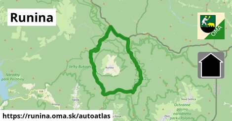 ikona Mapa autoatlas v runina