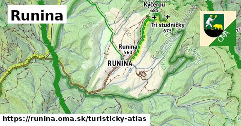 ikona Turistická mapa turisticky-atlas v runina