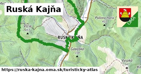 ikona Turistická mapa turisticky-atlas v ruska-kajna