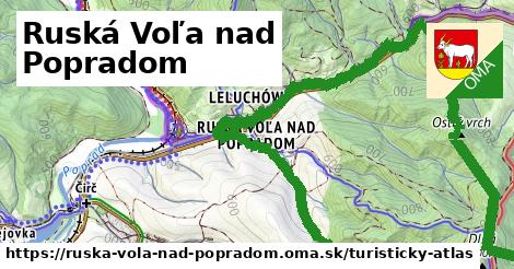 ikona Turistická mapa turisticky-atlas v ruska-vola-nad-popradom
