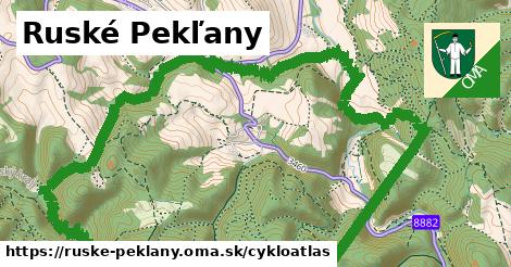 ikona Ruské Pekľany: 2,9 km trás cykloatlas v ruske-peklany