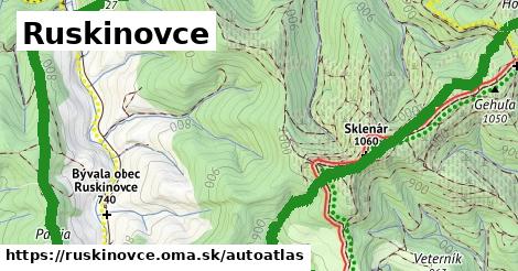 ikona Mapa autoatlas v ruskinovce