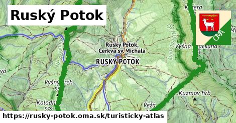 ikona Turistická mapa turisticky-atlas v rusky-potok