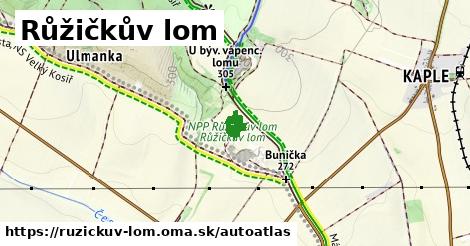 ikona Mapa autoatlas v ruzickuv-lom