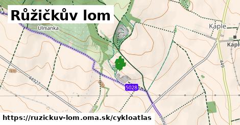 ikona Růžičkův lom: 0 m trás cykloatlas v ruzickuv-lom