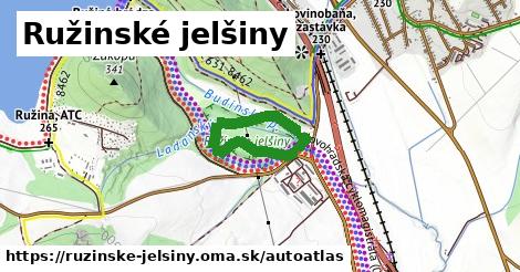 ulice v Ružinské jelšiny